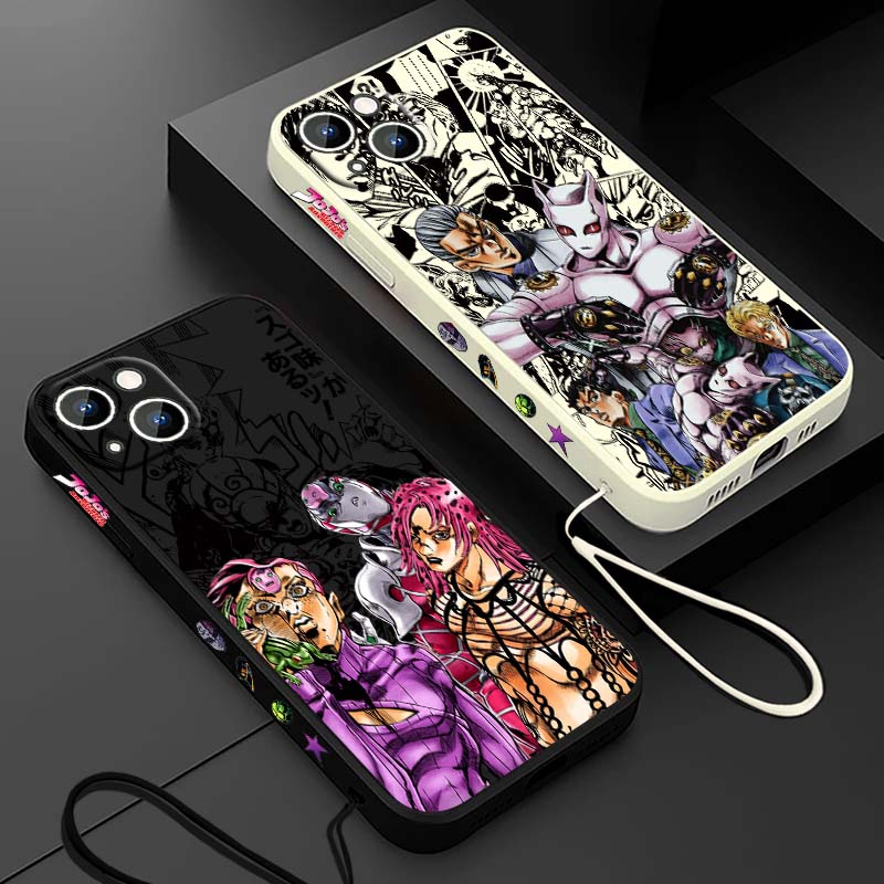 Apple Iphone 16 - Funda de teléfono líquida con cuerda