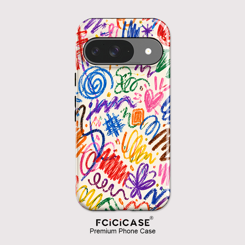 Google Pixel 8A - Funda de teléfono Fcicicase con pintura