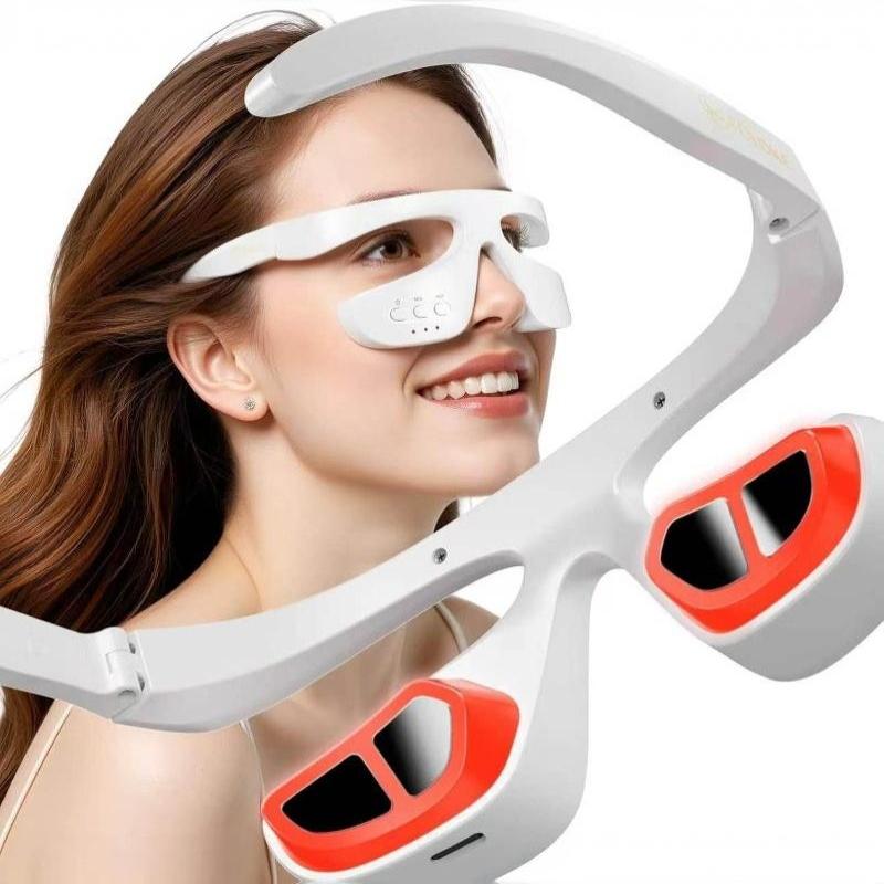 Light Therapy Glasses - Masajeador Ocular Inteligente Portátil, Terapia de