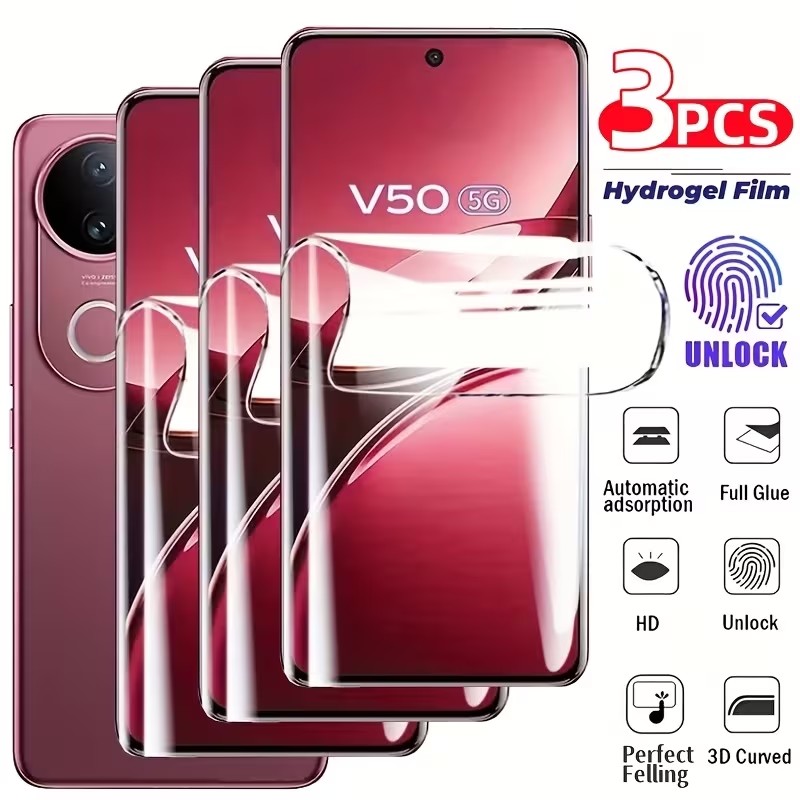Vivo V40 - 3 Piezas de Película de Hidrogel