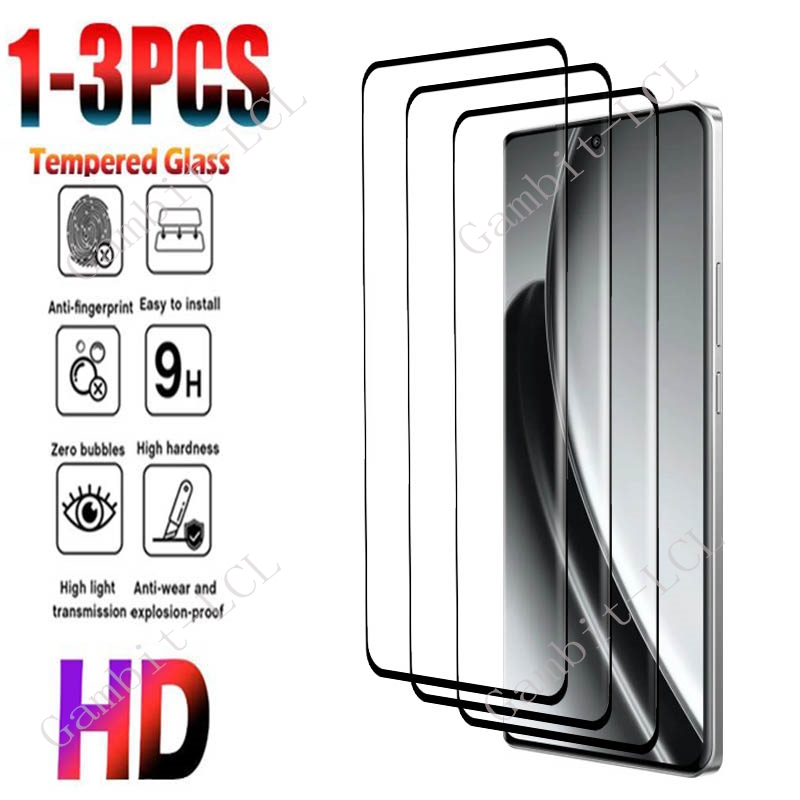 1-3 uds 3D curvado vidrio temp - Realme Gt 6 reseña y precio