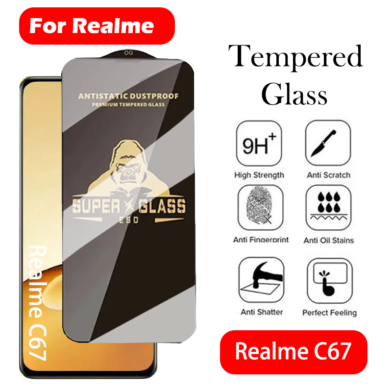 KingKong Gorilla vidrio templa - Realme C67 reseña y precio